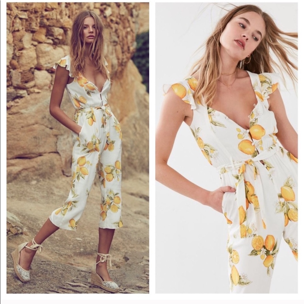 For Love & Lemons Lemon jumpsuit